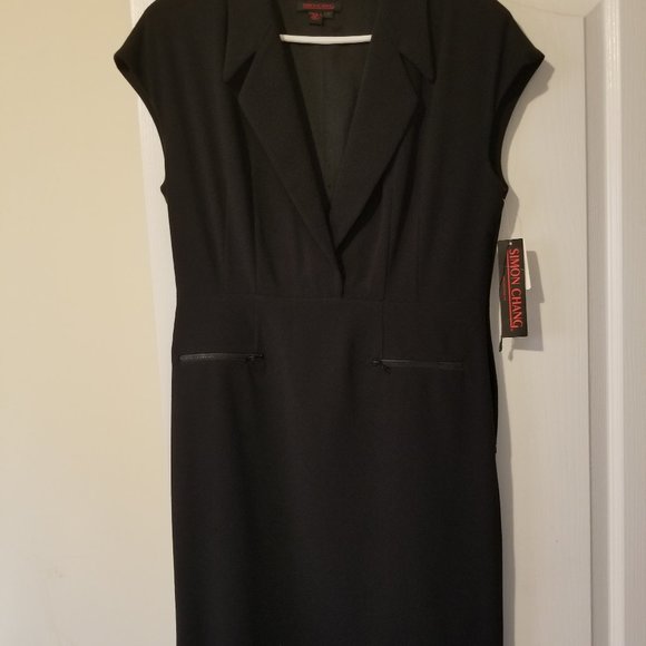 Simon Chang black dress - Picture 1 of 4